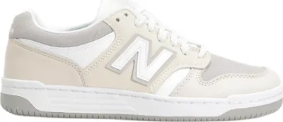 A side view of a New Balance sneaker.