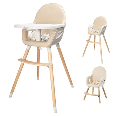 Produktbild von BabyGo Hochstuhl Skandi beige, mitwachsend