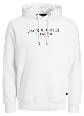 Image de Jack & Jones Archie Sweat Hood Blanc - Grand XXL