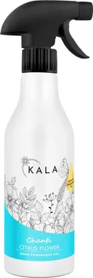 Produktbild von KALA - Lufterfrischer Duftölspray CHANTI, Raumspray mit Geruchsneutralisation, Raumduft Spray Hält bis zu 48h, Air Freshener mit Aktiv Neutralisator - Duft Blumen & Zitrusfrüchte, 500ml