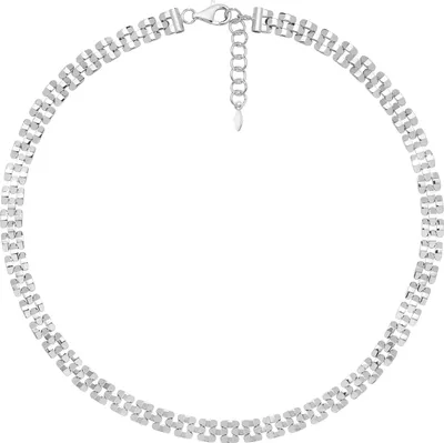 Produktbild von Edle 925 Sterling Silber (Rhodiniert) Damen - Halskette - 7.2mm, 20 Gramm; TRS23039