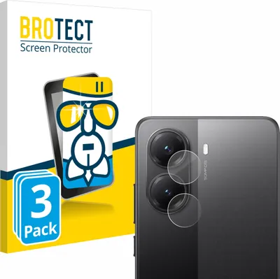 Produktbild von 3x BROTECT Schutzglas für Xiaomi Poco X7 Pro (NUR Kameraschutz) Schutzfolie Panzer Folie Glas Display Schutz klar