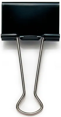 Obrázek produktu pro RAPESCO FBC250B1 Sponky RAPESCO typu „foldback“, šířka: 25 mm, černé