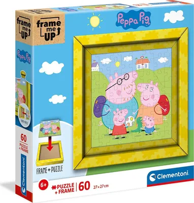 Image de Clementoni puzzle 60 cadres Peppa Pig 38809