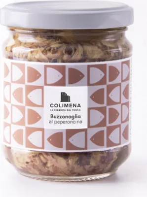 Immagine prodotto di Buzzonaglia di tonno al peperoncino 180 gr. - Colimena