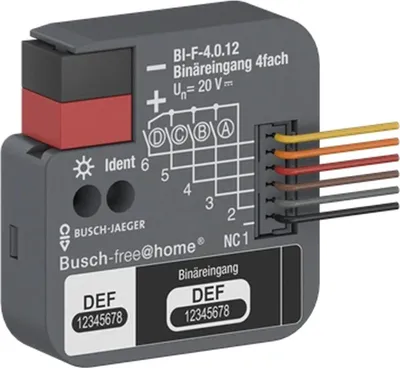Produktbild von BUSCH JAEGER BJ Binäreingang 4fach UP BI-F-4.0.12