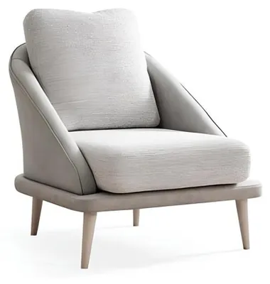 Zdjęcie produktu dla Komplet wypoczynkowy do salonu: sofa, fotel, stolik kawowy. Kolor: biały. Styl: nowoczesny. Materiał: drewniana płyta