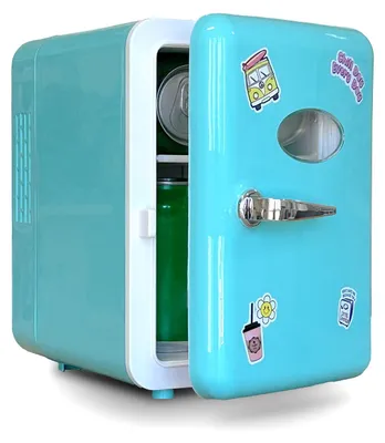 Mini-Kühlschrank 4 l USB tragbar blau kompakt 10 W