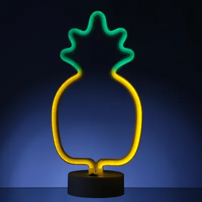 Produktbild von LED NEON Figur ANANAS - Neonlicht - H: 33cm - Batterie oder USB Betrieb - stehend
