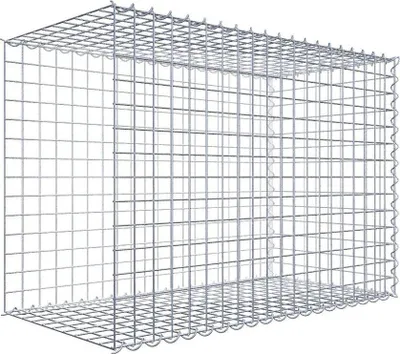 Produktbild von Anbaugabione Typ 2 100 cm x 70 cm x 50 cm (L x H x T), Maschenweite 5 cm x 5 cm, Spirale