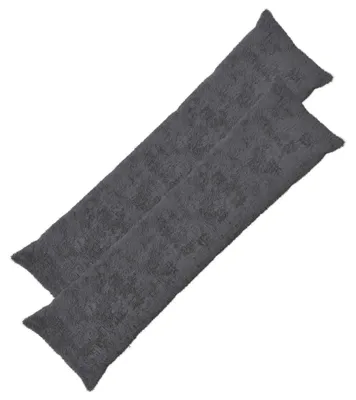 Immagine prodotto di vidaXL, 2 federe decorative, HEERLEN, grigio scuro, 40 x 145 cm