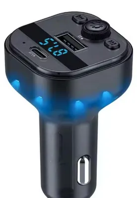 Autolader FM-Transmitter Bluetooth 5.3, USB-C + USB-A, 15 W, 12-24 V