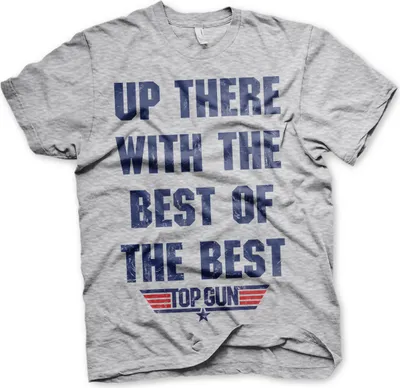 Immagine prodotto di Maglietta "Up There With The Best Of The Best" - XX-Large - Grigio-erba