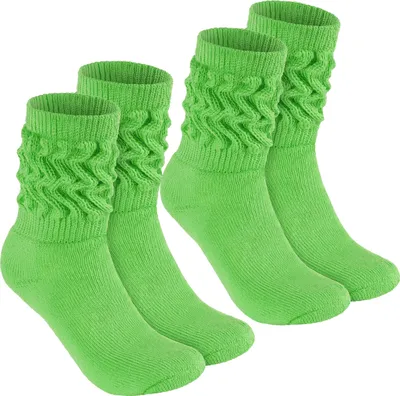 Immagine prodotto di Calze BRUBAKER - calze da donna per fitness, yoga e allenamento - calze sportive da donna, verdi, taglia 39-42, 2 paia
