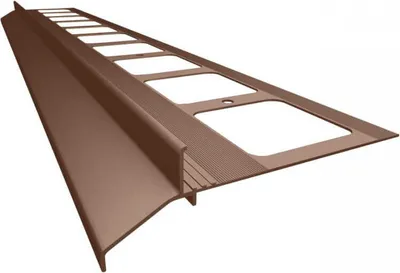Produktbild von Renoplast Aluminium Traufprofil K30 Keramikboden, Profil 200cm, Braun