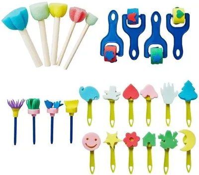 Immagine prodotto di Set di strumenti per l'arte con 25 penne - Ricaricabile - Atossico - Pennelli riciclabili - Set di pennelli per pittura