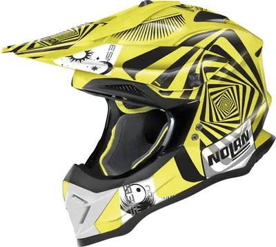 Productafbeelding van Nolan N53 Riddler crosshelm, neongeel, maat M (58)