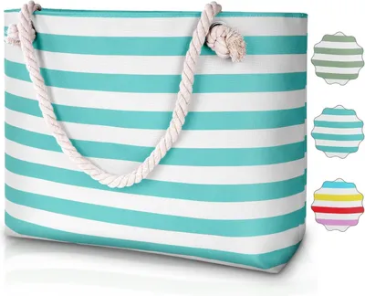 Immagine prodotto di URAQT Grande borsa da spiaggia impermeabile Ladies XXL Borsa a tracolla per la famiglia