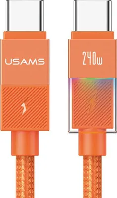 Immagine prodotto di Cavo Usams U93 240W USB-C a USB-C 1,2 m arancione