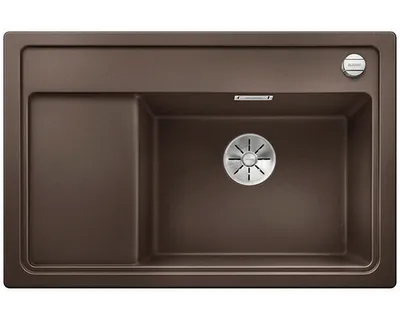 Produktbild von BLANCO ZENAR XL 6 S Compact, Schrankwaschbecken, Silgranit, Braun, Links, 60 cm, Deutschland