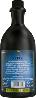 Produktbild von Spitzmund La Kritz - Lakritzlikör Classic