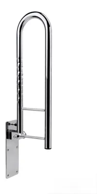 FRELU Stützklappgriff - Edelstahl - 600-850mm - Fingergriff - 120kg Frelu SKG600F,SKG700F,SKG850F