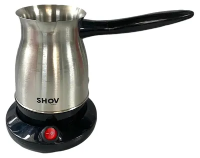 Produktbild von SHOV Elektrischer Mokkakocher 450 ml – 600 W für türkischen Kaffee