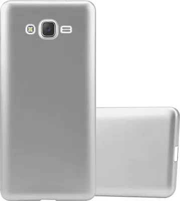 Produktbild von Cadorabo Schutzhülle für Samsung Galaxy J7 2015 Hülle in Silber Handyhülle TPU Silikon Etui Cover Case