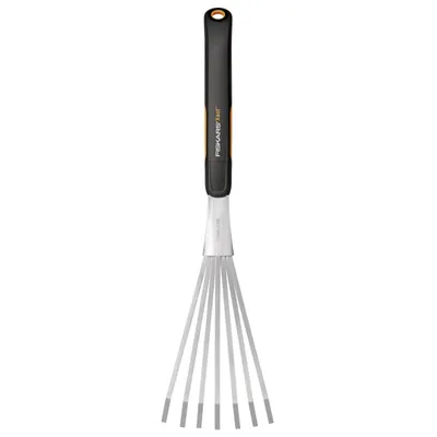 Produktbild von Fiskars 1027044, Handrechen, Schwarz, Silber, Stahl, Schwarz, 1 Stück(e), 125 mm