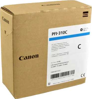 Produktbild von Canon PFI-310C, Cyan, 330 ml