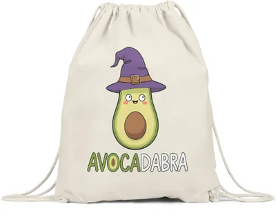 Produktbild von Avocadabra Lustiges Avocado-Hexenmotive Turnbeutel Geschenkidee witziges Design Halloween