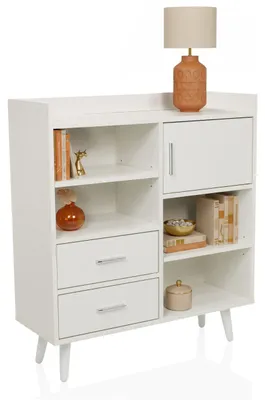 Obrázek produktu pro hjh LIVING Komoda se 2 zásuvkami MYRDAL Příborník 90,0 x 80,0 x 30,0 cm