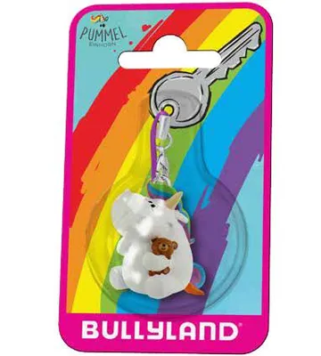 Image de Bullyland Porte-clés Pummelein Licorne avec Teddy