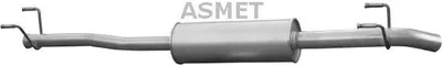 Produktbild von ASMET 02.058 Endschalldämpfer passend für MERCEDES-BENZ SPRINTER 3,5-t Kasten (906) Auspuff