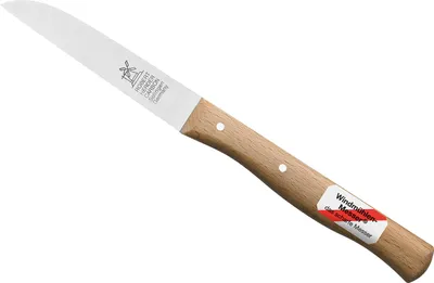 Image de WINDMÜHLEN Couteau de cuisine manche en hêtre inoxydable 85mm