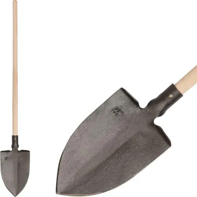Immagine prodotto di Vanga Gardex 1300 g, forgiata, con poggiapiede, manico in legno