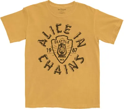 Obrázek produktu pro Alice In Chains - Tričko pro muže/dámy Uni RO4552 (L) (Yellow)
