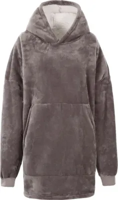Image de Trespass - Couverture à capuche homme/femme unisexe "Cosiness" TP6208 (Taille unique) (Gris tempête)