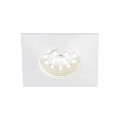 Produktbild von Briloner LED Einbauleuchte eckig Weiß starr IP44 5W Modul 400lm warmweiß 3000K 110°