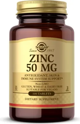 Productafbeelding van VoedingssupplementenSolgar Cynk 50 Mg (100 tabletten) 5847