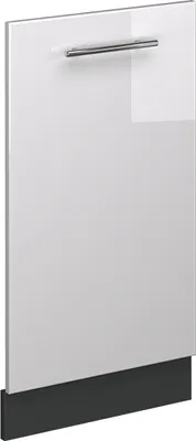 Produktbild von Geschirrspülblende Vicco Fame-Line Weiß Hochglanz 45 cm ohne Arbeitsplatte, Model 54289