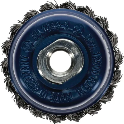 Obrázek produktu pro Osborn gezopfte Topfbürste (65 mm, Stahlbesatz, M14 Gewinde, 20 mm Besatzlänge)