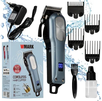 Obrázek produktu pro WMARK kadeřnický holící strojek NG-101 elektrický zastřihovač na vlasy holící strojek na vlasy bradu hlavu