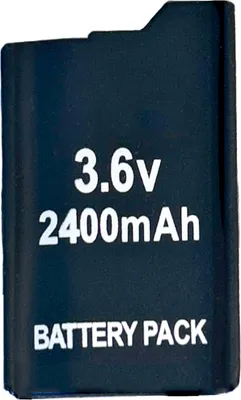 A black battery pack with text indicating its specifications.