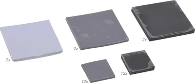Produktbild von Alphacool 12190, Thermalpolster, Schwarz, Grau