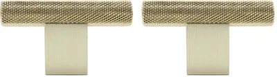 Immagine prodotto di Natural Goods Berlin Maniglia per mobili WAAGE, pomolo per mobili, maniglia per armadi, pomolo per cassetti e porte, oro, 2 pezzi