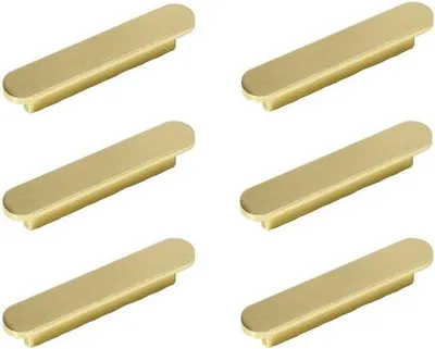 Productafbeelding van Set van 6 goudkleurige meubelgrepen - perfecte kastgrepen voor moderne meubels