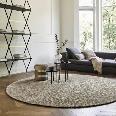 Produktbild von TWINSET getufteter Wohn- und Schlafzimmerteppich aus Wolle mit geometrischem Muster
