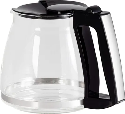 Produktbild von Melitta 6505288, Karaffe, Optima, Optima Timer, Typ M 810, 100801, Schwarz, Edelstahl, Transparent, 1 Stück(e), 1 Stück(e)