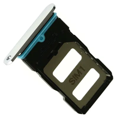 Produktbild von Xiaomi Mi 10T Sim Karten Halter Tray Fach (Lunar Silver), Silber